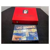Scattergories, and Uno/Dominoes game, please inspect, no guarantee all parts are there, see pictures for details.