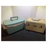 Vintage Samsonite, and Royal Traveller overnight/makeup cases, two pieces, see pictures for details.
