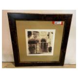 Framed and matted black and white photographic print titled "Volt era-Toscana" by artist Alan Blaustein. See pictures for details.