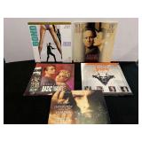 Laser movie discs, set of five, assorted titles, see pictures for details.