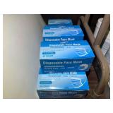 Disposable face masks, eight boxes of 50 each, see pictures for details.