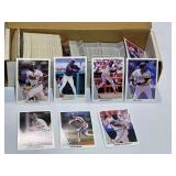 Box of assorted unsearched baseball/sports cards, see pictures for details.