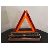 Husky wrench set holder, holder only, also comes with emergency roadside warning triangles, see pictures for details.