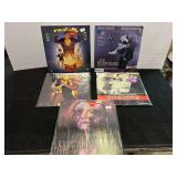 Laser movie discs, set of five, assorted titles, see pictures for details.