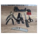 RAPALA FILLET KNIVES, CATFISH SKINNERS, FISH SCALER, BRAIDED LINE SCISSORS, AND FILET KNIFE SHARPENERS