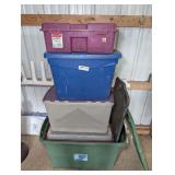 STORAGE TUBS INCLUDING FLIP TOP