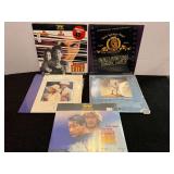 Laser movie discs, set of five, assorted titles, see pictures for details.