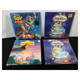 Laser movie discs, set of four, assorted titles, see pictures for details.