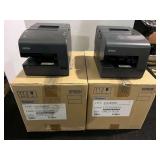 Epson receipt printers, set of two, working condition unknown, see pictures for details.