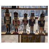 VINTAGE NUTCRACKERS IN SHELF AREA MARKED 1011