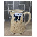 OLD JAPANESE GLAZED POTTERY PITCHER