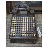 ANTIQUE BURROUGHS ELECTRIC ADDING MACHINE