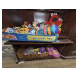 ALL TOYS AND DOLLS ON BOTTOM TWO SHELVES MARKED 1392