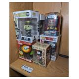 DISNEY POP! FIGURES, PALADONE ICONS, DC CRYPTOZOIC FIGURE, AND STAR WARS IN ORIGINAL BOXES