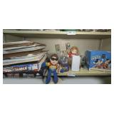 NASCAR, DISNEY, PUZZLES, BOOKS, AND MORE ON SHELF MARKED 1370