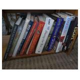 BOOK COLLECTION ON BOTTOM SHELF MARKED 1582