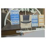 VINTAGE WHEATON COMMEMORATIVE DECANTERS IN ORIGINAL BOXES PLUS BOOK MOTIF HIDEAWAY BOX