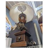 VINTAGE COFFEE GRINDER MOTIF TABLE LAMP