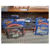 LARGE GROUP OF WINNERS CIRCLE GALLERY SERIES DIECAST CARS WITH FRAMES IN ORIGINAL PACKAGES