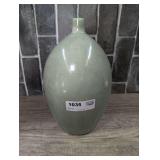 DECORATIVE GLAZED STONEWARE VASE