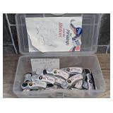 TUB FILLED WITH PRESIDENTIAL LOCKBACK KNIVES