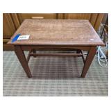 OLD SOLID WOOD BENCH SEAT