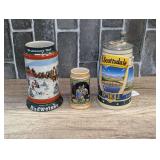 STEINS INCLUDING SCOTTSDALE PGA, BUDWEISER, AND GERMAN