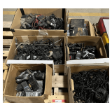 B1...Pallet lot of old Motorola radios, chargers, and more. Working condition unknown, see pictures for details.