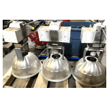 B1...Hi Bay lighting, set of three, see pictures for details.