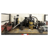 Shelf lot marked 5096 of assorted fire hose nozzles/fittings, see pictures for details.