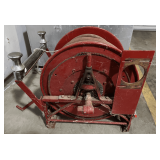 B1...Fire hose reel, with hose, working condition unknown, see pictures for details.