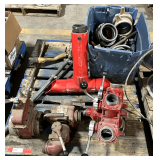 B1...Pallet lot of assorted industrial pump/hose fittings, see pictures for details.