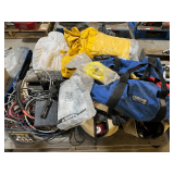 B1...Pallet lot of assorted safety harnesses, wildland Nomex, and more. See pictures for details.