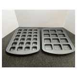 Pampered Chef brownie pans, set of two, see pictures for details.