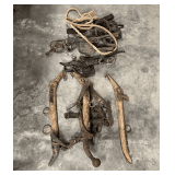 Vintage hames and harnesses, see pictures for details.