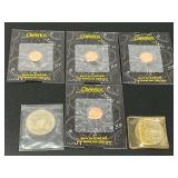2000 Cheerios First-Minted Cent Coins with Certificates