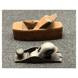 Stanley No. 10 Block Plane with Wood Smoothing Plane