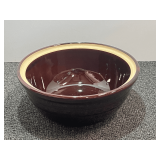 Vintage brown glazed Marcrest bowl, no lid, see pictures for details.