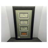 Framed and matted Walt Disney World tickets, see pictures for details.