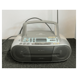 Sony CFD – S01 CD/radio/cassette recorder, powers up, see pictures for details.