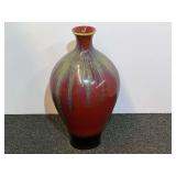 Decorative, drip glazed vase, see pictures for details.