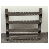 Wooden wall mount jewelry organizer, see pictures for details.
