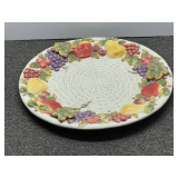 Cornucopia collection platter with embossed fruit design, see pictures for details.