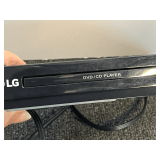 LG DVD/CD player, powers up, working condition unknown, see pictures for details.