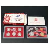 2003 United States Mint Silver Proof Set