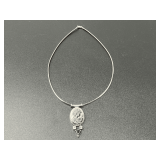 Sterling Silver Cameo Necklace