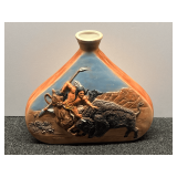 Ceramic Native American decanter, see pictures for details.