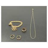 Assorted Gold-Tone Jewelry Collection