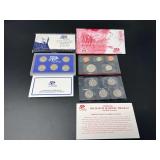 1999 United States Mint Coin Sets - 50 State Quarters Proof and Uncirculated