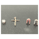 Assorted Sterling Silver Pendants and Earrings